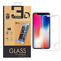 Защитное стекло iMax Japanese Material 3D iPhone X ; XS ; 11 Pro (White)