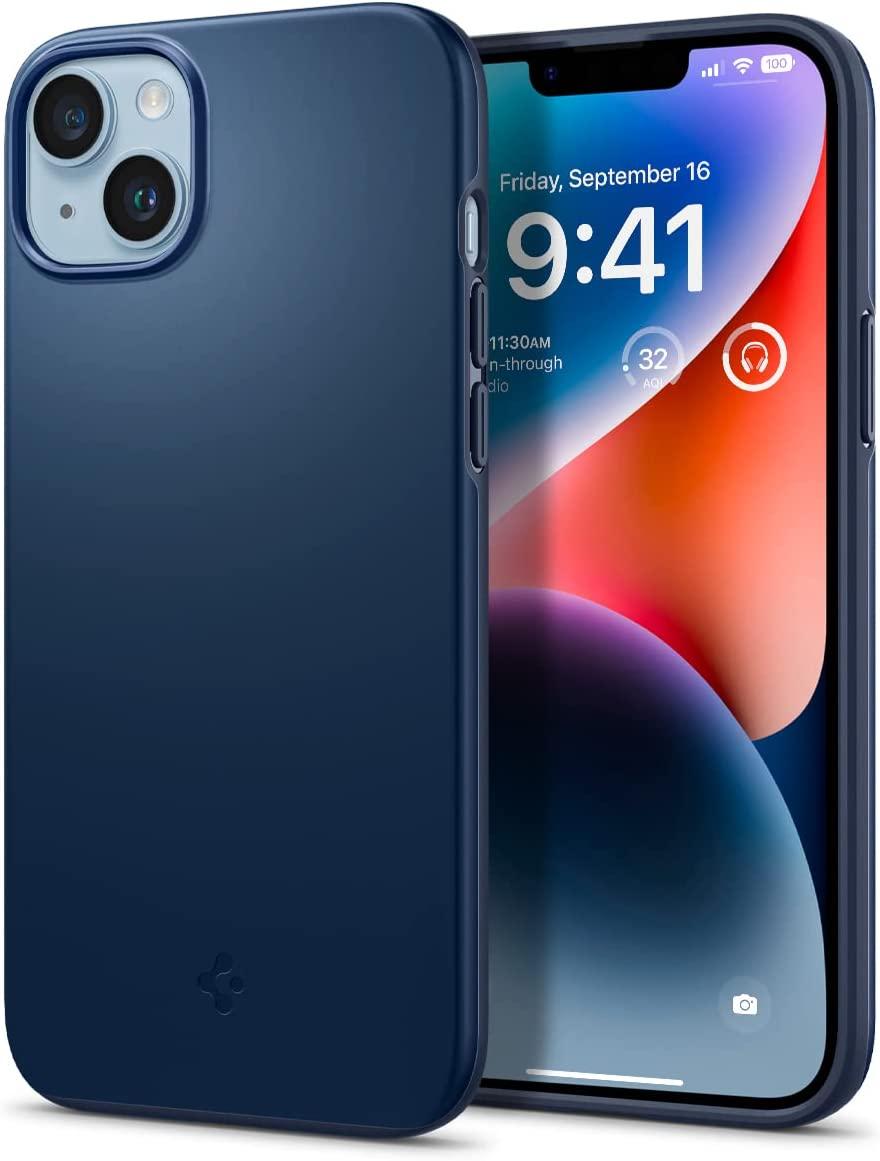 Чохол Spigen Thin Fit Navy Blue для iPhone 14 Plus ACS04775