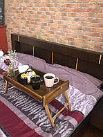 Столик для сніданку в ліжко, піднос на ніжках дерев'яний