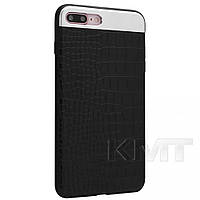 Top & Bottom Metal Leather Cover Case Samsung J5 Prime(G570) Black