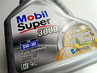 Масло моторное 5W-30 синтетическое MOBIL Super 3000 XE 4л. (153018)