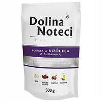 40× Вологий корм Dolina Noteci 500г кроляча журавлина