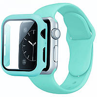 Ремешок Apple Watch Silicon+Glass 41mm Ice Blue