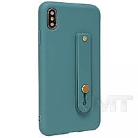 Arm Holder Silicone Case iPhone X ; XS Blue