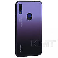 Gradient Glass Case Xiaomi Redmi Note 7 Purple
