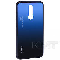 Gradient Glass Case Xiaomi Redmi 8 Blue