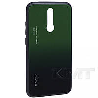 Gradient Glass Case Xiaomi Redmi 8 Green