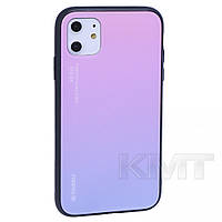 Gradient Glass Case iPhone 11 Powder