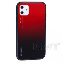 Gradient Glass Case iPhone 11 Red