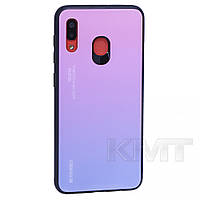 Gradient Glass Case Samsung A30 2019 Powder