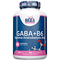 Haya Labs Gaba + B6 500 мг - 100 веган капс