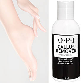 Кислотний пілінг для видалення загрубілої шкіри на ступнях OPI Callus Remover 150 мл.