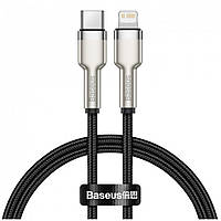 Baseus (CATLJK-01) Cafule Series Metal Data Cable Type-C to iP PD 20W 0.25m CATLJK-01 Black