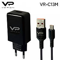 Home Charger Veron « VR-C13Q» set (Micro) 3.0A (18W) Black