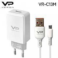 Home Charger Veron « VR-C13Q» set (Micro) 3.0A (18W) White