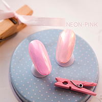 Біла втирка NailApex 1258 - Neon Pink