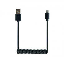 Кабель спіральний Cablexpert CC-mUSB2C-AMBM-6 USB 2.0 A-папа / Micro B-папа