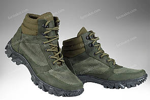 Літні тактичні черевики / армійське, перфороване взуття на літо CYCLON (olive)