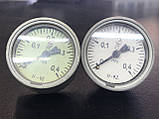 М1Д Манометр загальнотехнічний торцевий 4 кгс/см2 (0,4МПа,400 кПа) Ф40м М1/4 (виробництва часів спрр-НОВИ!!!, фото 2