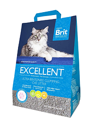 Наповнювач туалету для котів Brit Fresh Excellent, 5 кг (бентонітовий)