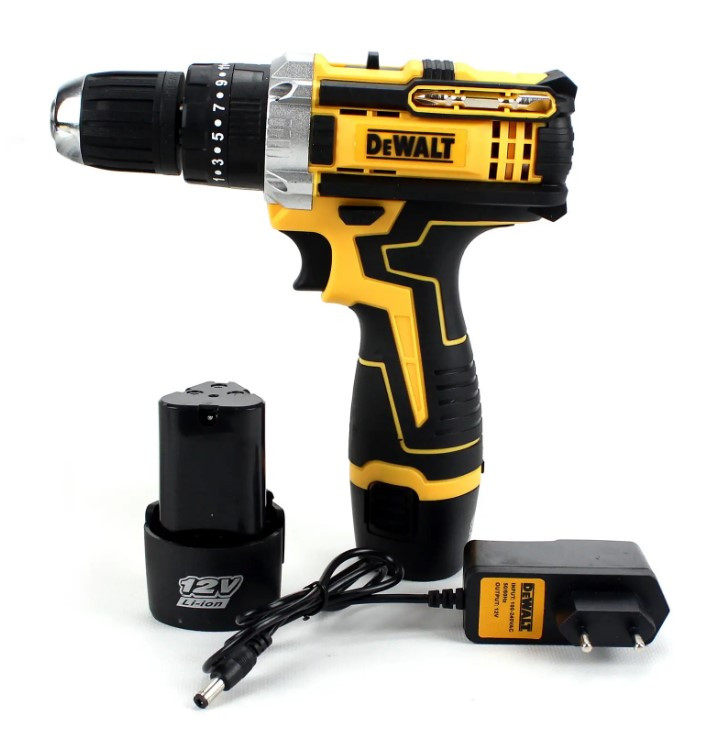 Ударный шуруповерт DeWALT DCD680 (12V 2AH) с малым набором инструментов ...
