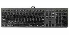 Клавіатура A4-Tech Fstyler FX60, сірий колір, USB, біле підсвічування
