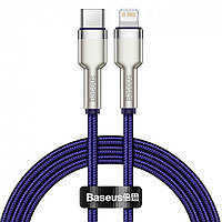 Baseus (CATLJK-A) Cafule Series Metal Data Cable Type-C to iP PD 20W 1m CATLJK-A05 Purple