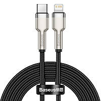 Baseus (CATLJK-B) Cafule Series Metal Data Cable Type-C to iP PD 20W 2m CATLJK-B01 Black