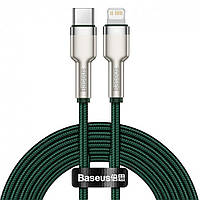 Baseus (CATLJK-B) Cafule Series Metal Data Cable Type-C to iP PD 20W 2m CATLJK-B06 Green