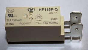 Реле HF115F-Q/006-1H 6VDC