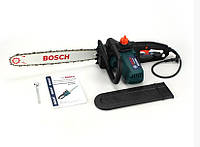 Электрическая цепная пила Bosch ESC2200 (шина 40 см, 2.2 кВт) с бесключевой натяжкой цепи. Электропила Бош mm