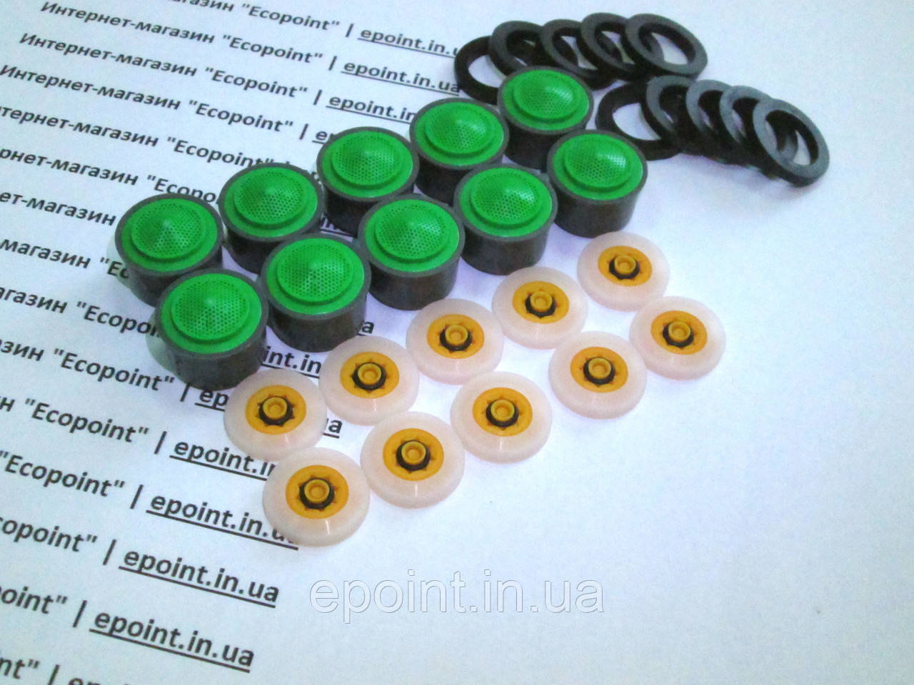 Комплект водоощадних насадок аераторів "Бізнес Старт" (рукойник, душ), 20 шт., фото 1