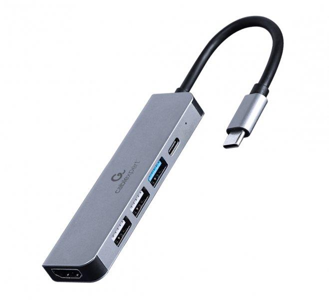 Адаптер Cablexpert A-CM-COMBO5-03, USB Type-C 5-в-1