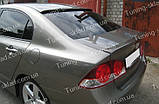 Спойлер на скло Хонда Цивік 8 4Д (спійлер заднього скла Honda Civic 8 4d blenda), фото 6