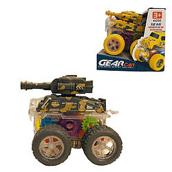 1108 YM/А Перевертень танк, 2 кольори, інерція, світло, у дисплеї