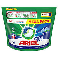 Капсули для прання Ariel Mountain Spring 63 шт.