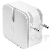 Apple Moshi Home Charger Set (Lightning)(2USB)(2.1 A) White