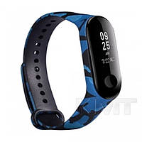 Ремешок Silicone Khaki Xiaomi Mi Band 3/4 — Blue