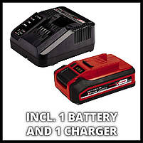 Газонокосарка акумуляторна Einhell GE-CM 18/30 Li (акумулятор+зарядний 18 В 3.0 Ah), фото 2