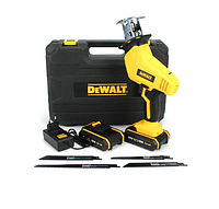 Аккумуляторная пила сабельная DeWalt DCS 310NT (24V,5aH Li-lon) Сабельная пила девольт+перчатки в подарок mm