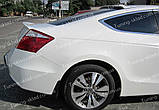 Спойлер на скло Хонда Акорд Купе (спійлер заднього скла Honda Accord Coupe Usa 08-12), фото 7