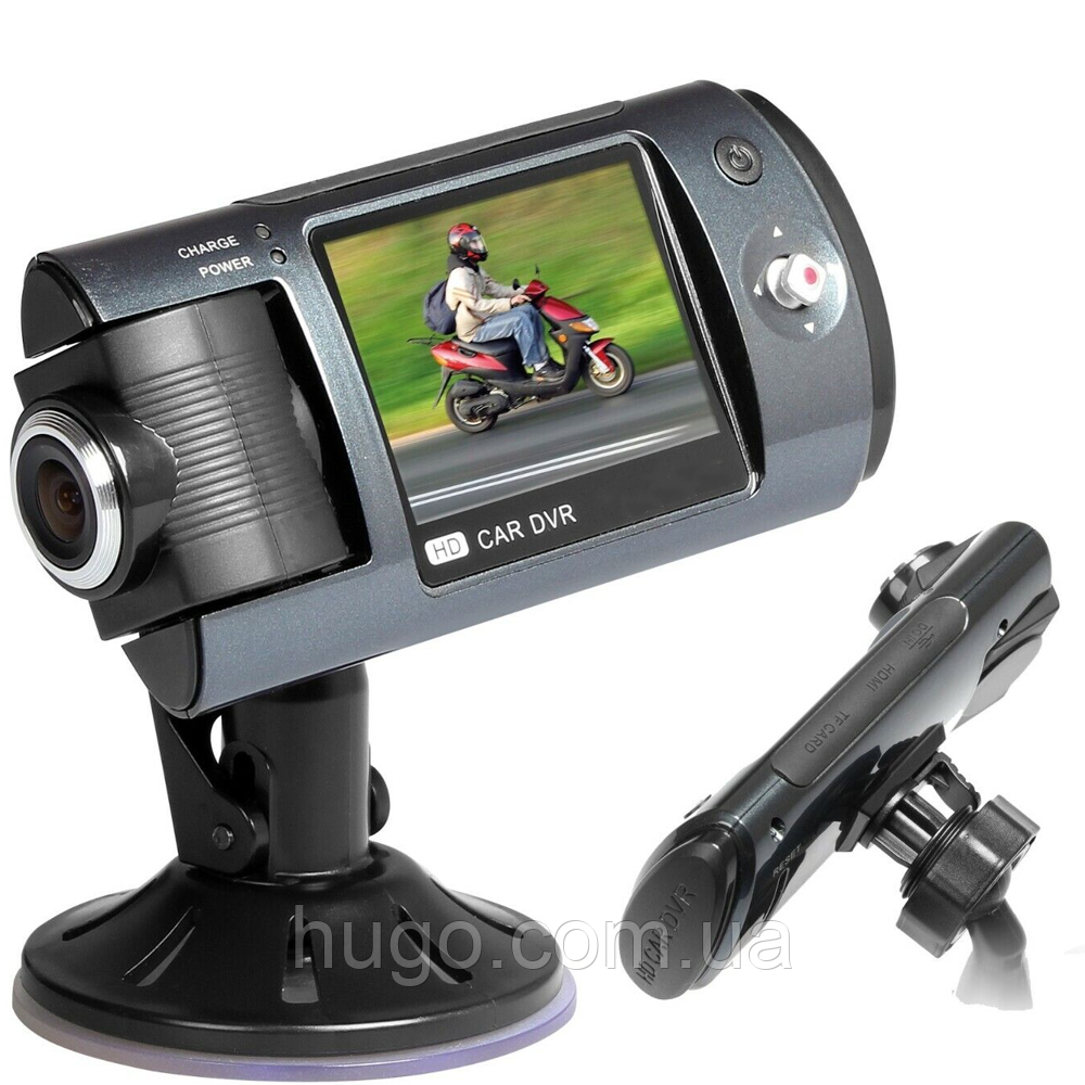 Автомобільний відеореєстратор Full HD DVR R280 / Автореєстратор із поворотною камерою