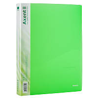 Папка на 4х кільцях, для файлів Axent (A4, 35 мм, до 150 аркушів, салатовий) 1208-26-A