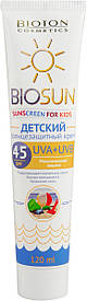 Сонцезахисний крем Bioton Cosmetics SPF 45 120 мл (4820026147987)