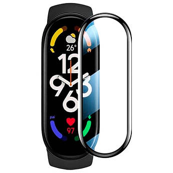 Полімерна плівка 3D (full glue) (тех.пак) для Xiaomi Mi Band 8