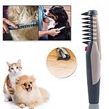 Гребінець для вовни Кnot out electric pet grooming comb WN-34, фото 2