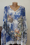Блуза жіноча шифон гудзики 2, фото 2