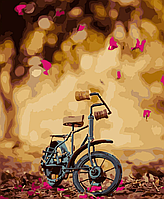 Картина за номерами Велосипед в осінньому листі 40х50 см GS174 (Strateg)