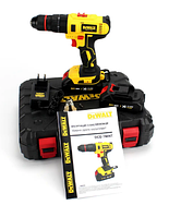 Ударный аккумуляторный шуруповерт DeWALT DCD796NT Металлический патрон (24V, 6AH)+перчатки в подарок bs