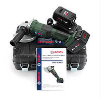 Аккумуляторная болгарка Bosch GWS-48 PRO ( 48V, 6Ah) с регулятором оборотов. УШМ Бош bs